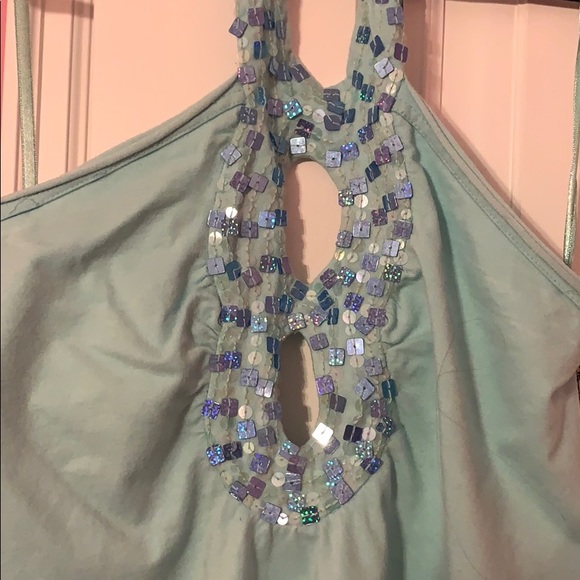 NWT HOST PICK Tina Antoniades keyhole halter top Sz s - Picture 2 of 7